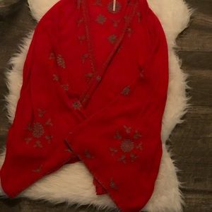 Free people|Red Kimono|Small